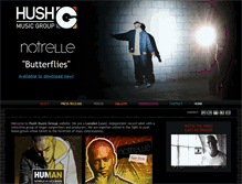 Tablet Screenshot of hushmusicgroup.com